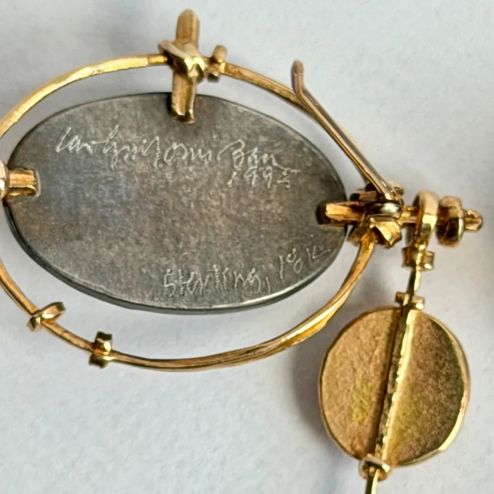 Carolyn Morris Bach Brooch and Earrings Set - Picture 11 of 15